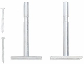 betonszürke MDF falra szerelhető fiókos polc 60 x 23,5 x 10 cm