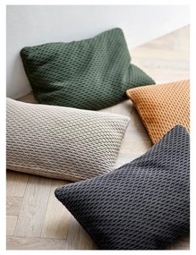 Wave Knit bézs pamut és gyapjú keverék párna, 40 x 60 cm - Södahl