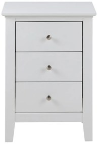 Linnea fehér éjjeliszekrény - Actona