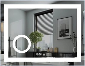 IREDA Fürdőszobatükör LED világítással 80 x 60 cm