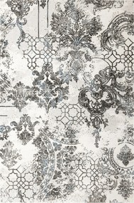 Krémszőnyeg Ólomüveg Dísz Mozaik Divatos Nappali Argent 133x190 cm