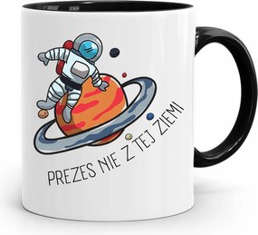 Elnök-vezérigazgatónak Fekete Ajándék Bögre fényképes nyomtatással