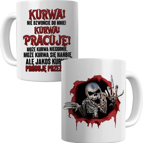 Vicces Nyomott Mintás Bögre K*r Ne Hívj Fel Ajándékba