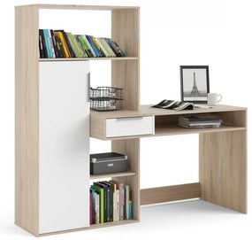 Felix Plus íróasztal, sonoma tölgy / fehér