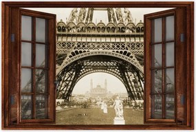 Poszterek 120x80 Régi kép az Eiffel-toronyról
