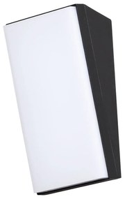 Nova Luce kültéri fali lámpa, fekete, 3000K melegfehér, beépített LED, 1x12W, 1080 lm, 9270015