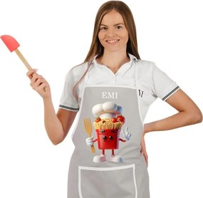 EMI Pasta konyhai kötény, Fehér