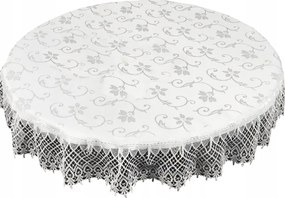 Abrosz Gipszkartonnal 180cm Fehér Dekorációs Asztalra