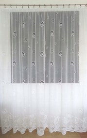 Mg Függöny 600/002 Fehér 200x250 készre szerelt M szalaggal