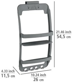 WENKO 24633100 - UNIVERSAL polc 26 x 54,5 cm, antracit
