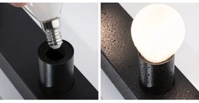 Paulmann 80097 - 3xE14/40W IP44 Fürdőszobai tükörmegvilágító REGULA 230V fekete