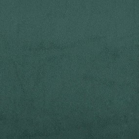 vidaXL sötétzöld bársony rugós ágy matrac nélkül 180x220 cm