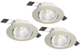 Eglo 900746 - KÉSZLET 3xLED Dimmelhető lámpa SALICETO 3xLED/6W/230V króm