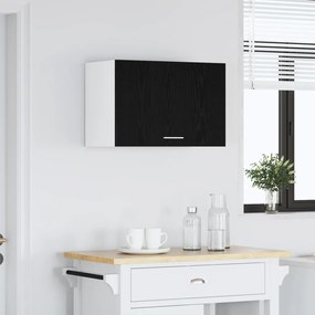 Függő szekrény fekete tölgyből - 60x31x60 cm, Mérnöki faforgácsból készült