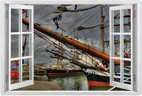 Poszterek 60x40 Vitorlások a kikötőben