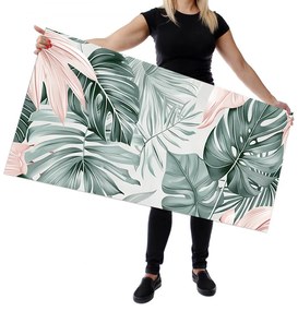 Wallplex konyhahátfal Pasztell Pálmalevél (Méret: 60x240)