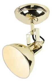 Ipari kerek reflektor arany 1-lámpás - Tommy