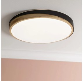 Brilliant - LED Dimmelhető mennyezeti lámpa BAARLO LED/36W/230V átm. 50 cm fekete + távirányító