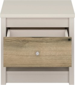 Éjjeliszekrény, kasmír/evoke tölgy, KAROS 1S
