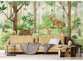 Fototapeta XXL Forest Kids 360 x 254 cm, 4 részes