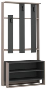 Előszobafal Chester - Light Mocha, Anthracite