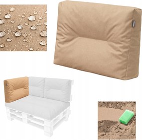 Flora háttámlapárna 59x45 cm, raklappárna vízálló, UV-álló