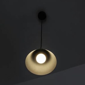 ETNA II kábeles függőlámpa 1xE27/15W/230V, Ø 18,5 cm, fekete