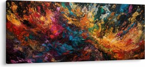 Kép - Színes absztrakció II. (120x50 cm)