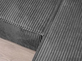 U alakú ülőgarnitúra SMART COSARO 295x140 cm, sötétszürke