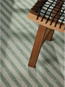 Zöld-krémszínű kültéri-beltéri szőnyeg 160x230 cm Haringey Linley – Ted Baker