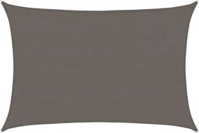 vidaXL antracitszürke HDPE napvitorla 160 g/m² 5 x 6 m