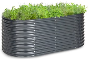 Blumfeldt High Grow, magaságyás, 200 x 80 x 100 cm, hullámlemez, egyszerű telepítés