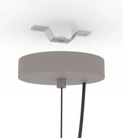 Eglo 900159 - Csillár zsinóron CAMASCA 1xE27/40W/230V szürke