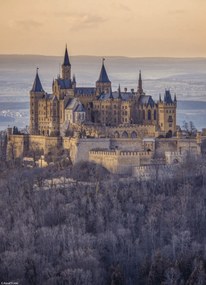 Poszter 20,5x28,4cm Hohenzollern kastély 2, Assaf Frank