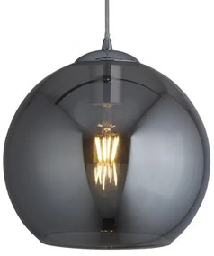 Searchlight - Csillár zsinóron BALL 1xE27/60W/230V fekete