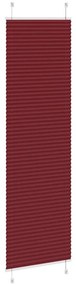 pliszírozott redőny Bordeaux piros 55x200 cm szövetszélesség