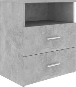 vidaXL betonszürke éjjeliszekrény 50 x 32 x 60 cm