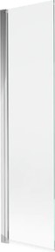 Mexen Mist 1-szárnyas zuhanyfal 50 x 150 cm, átlátszó, króm - 8A9-050-001-01-00