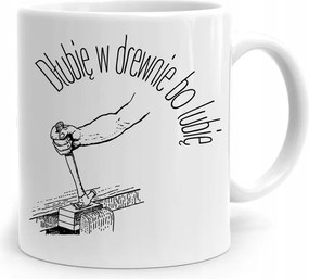 Ajándék Bögre Asztalosnak Fából Vések, fényképes nyomattal