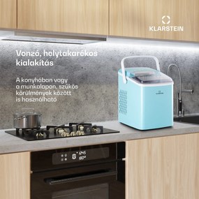 Klarstein Arctic Porter, jégkocka készítő, kúp alakú jégkockák, 12 kg/24 óra, rozsdamentes acél