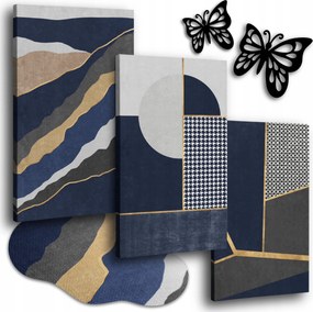 Vászonkép Absztrakt 150x70 cm Modern Faliképek Geometria