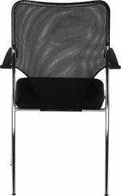 Szék tárgyalóterembe, fekete, UMUT