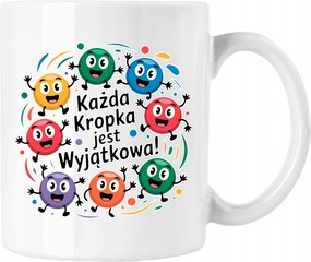 Bögre nap pöttyös játék 6 fehér 330ml