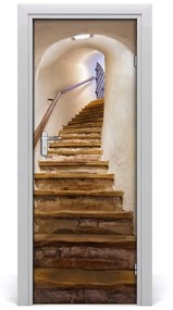 Ajtó tapéták Lépcsők vár 75x205 cm