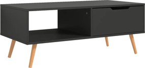 vidaXL szürke szerelt fa dohányzóasztal 100 x 49,5 x 43 cm