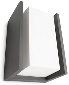 Philips - Kültéri fali lámpa BRIDGE 1xE27/15W/230V IP44