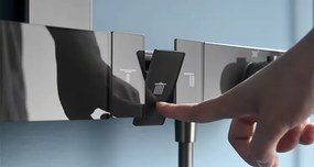 Termosztátos zuhanyrendszer BSE1719 LED-kijelzővel, több színben — Fehér-B