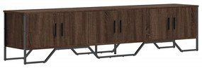 barna tölgyszínű szerelt fa TV-szekrény 180 x 34 x 41 cm