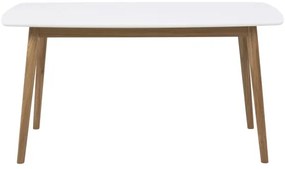 BERG étkezőasztal fehér színben