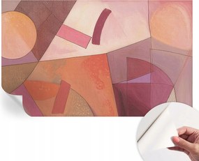 Mosható öntapadós fotótapéta étkezőbe Színes formák 416x254 cm